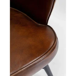 Chaise A. Acc. Rumba.Cuir Marron