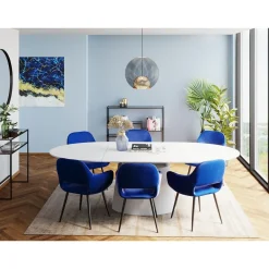Chaise A. Acc. San Francisco Bleu