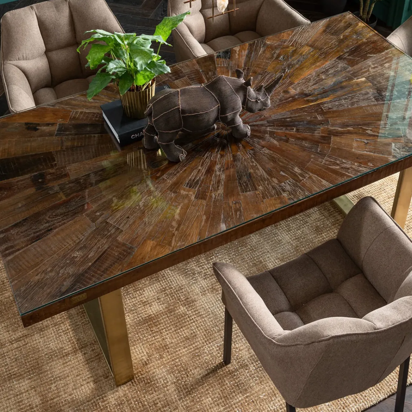 Chaise A. Acc. Thinktank Marron Clair