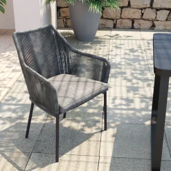 Chaise A. Acc.Wave Gris