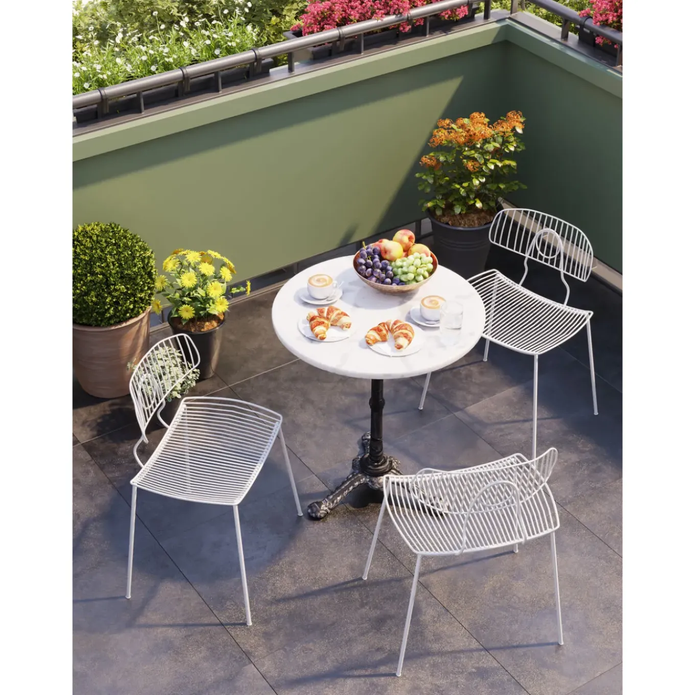 Chaise Arezzo Blanc