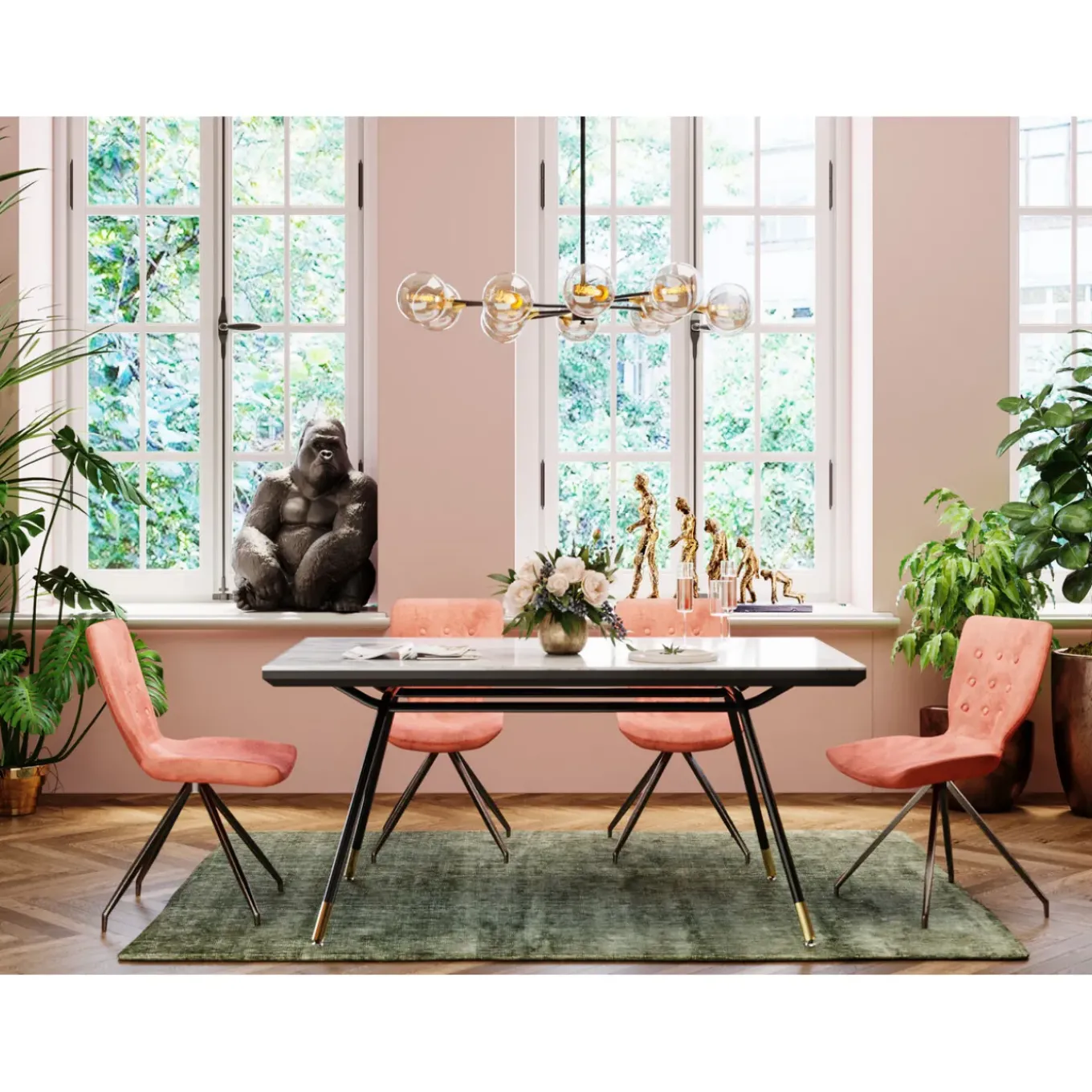 Chaise Butterfly Rose