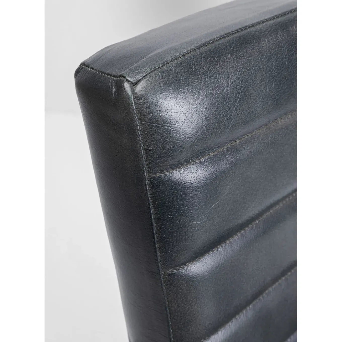 Chaise Cantilever Lola Cuir Gris