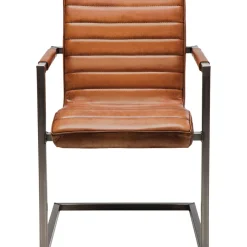 Chaise Cantilever Riffle Buffalo Marron