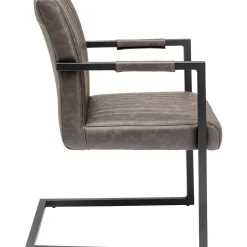 Chaise Cantilever Thamos Marron