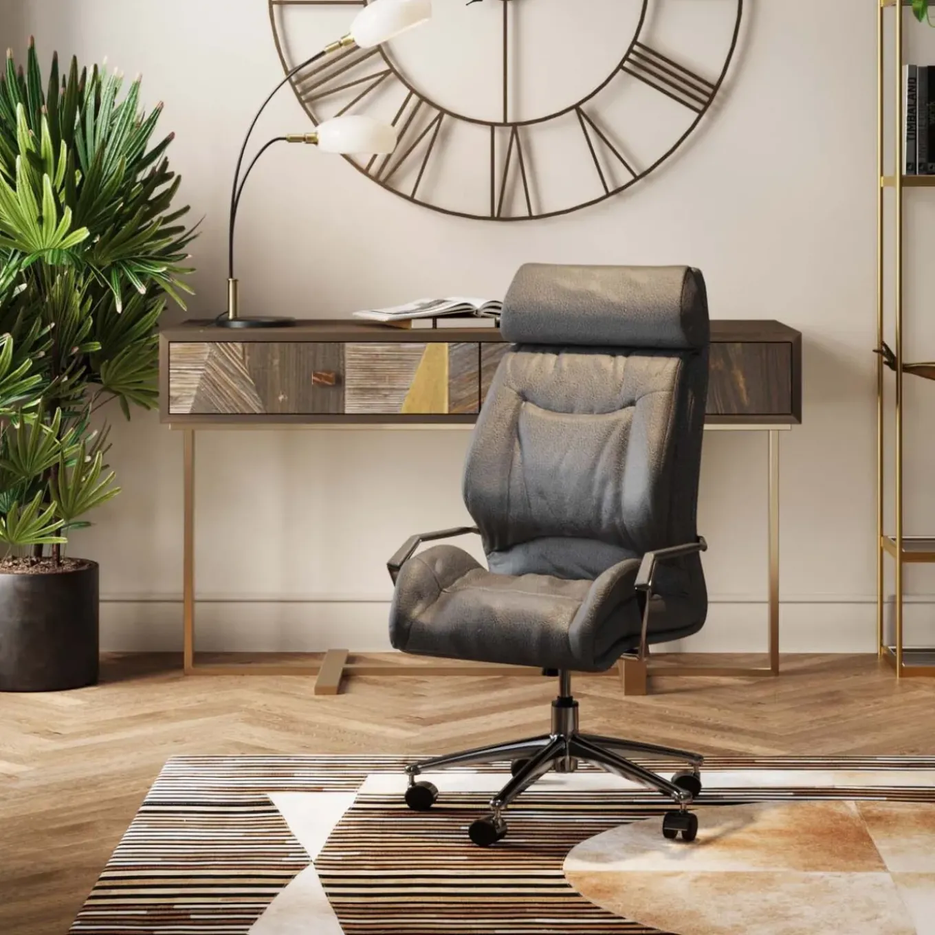 Chaise De Bureau Bureau Gris