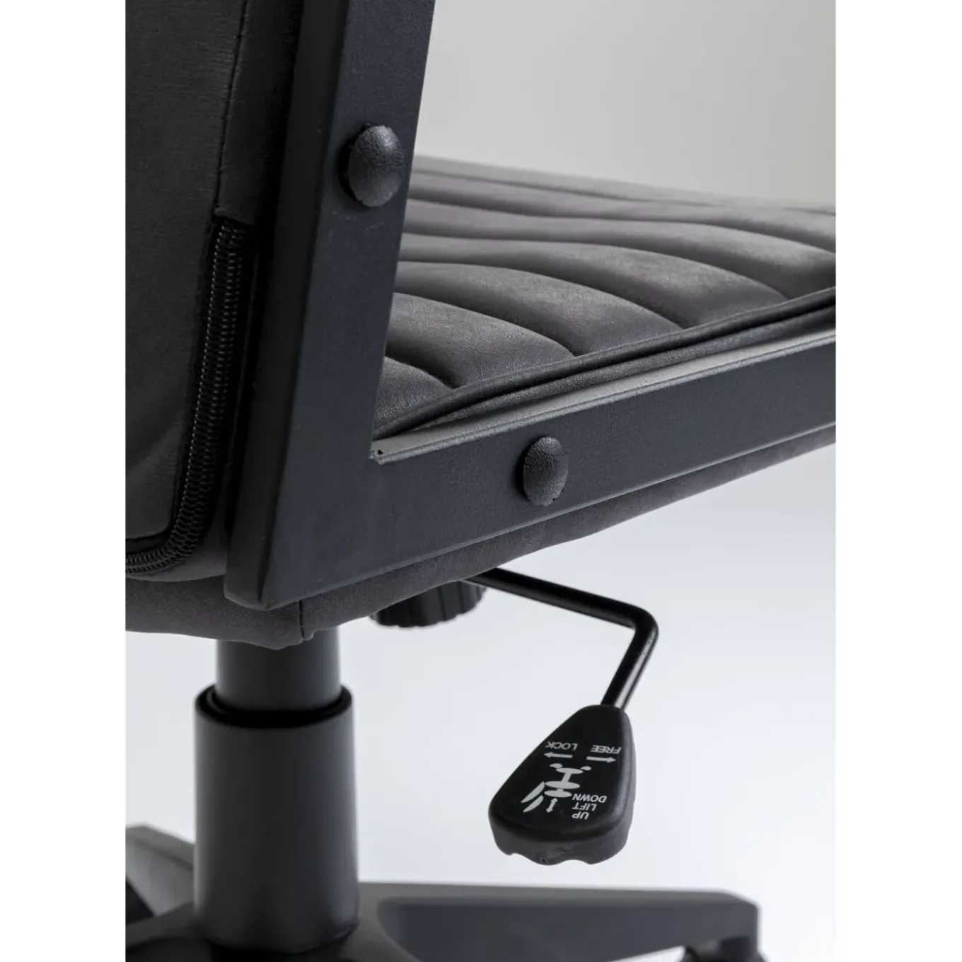 Chaise De Bureau Labora Dossier Bas Noir