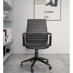 Chaise De Bureau Labora Dossier Bas Noir
