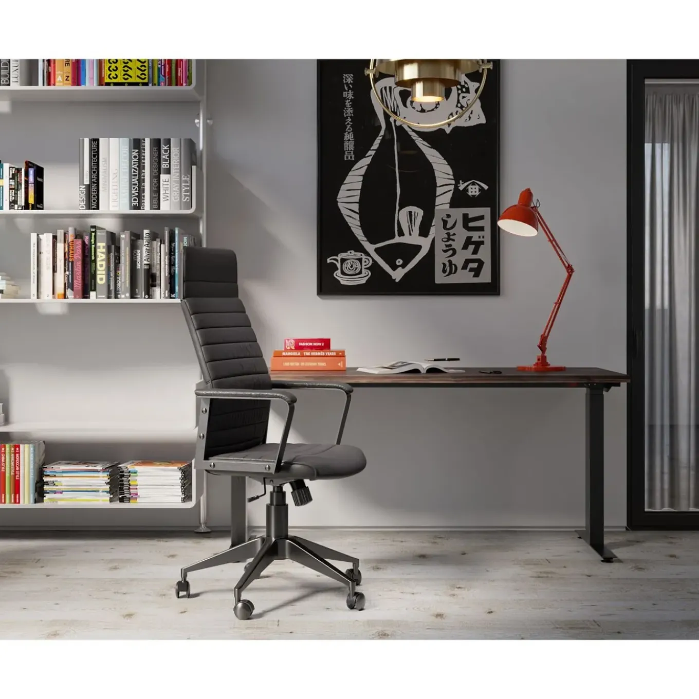 Chaise De Bureau Labora Noir Haut Dossier