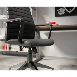 Chaise De Bureau Labora Noir Haut Dossier