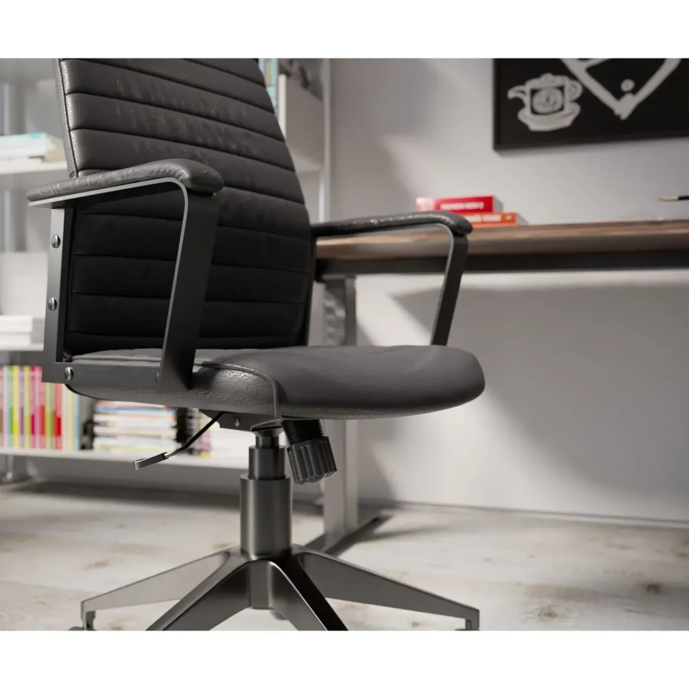 Chaise De Bureau Labora Noir Haut Dossier
