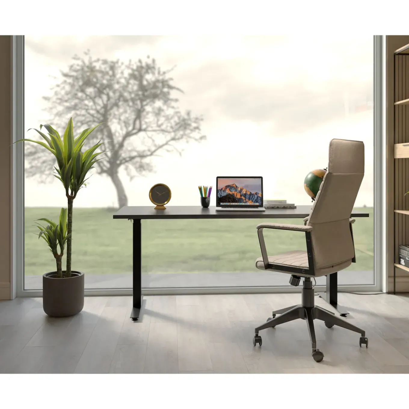 Chaise De Bureau Labora Pebble Haut Dossier