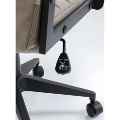 Chaise De Bureau Labora Pebble Haut Dossier