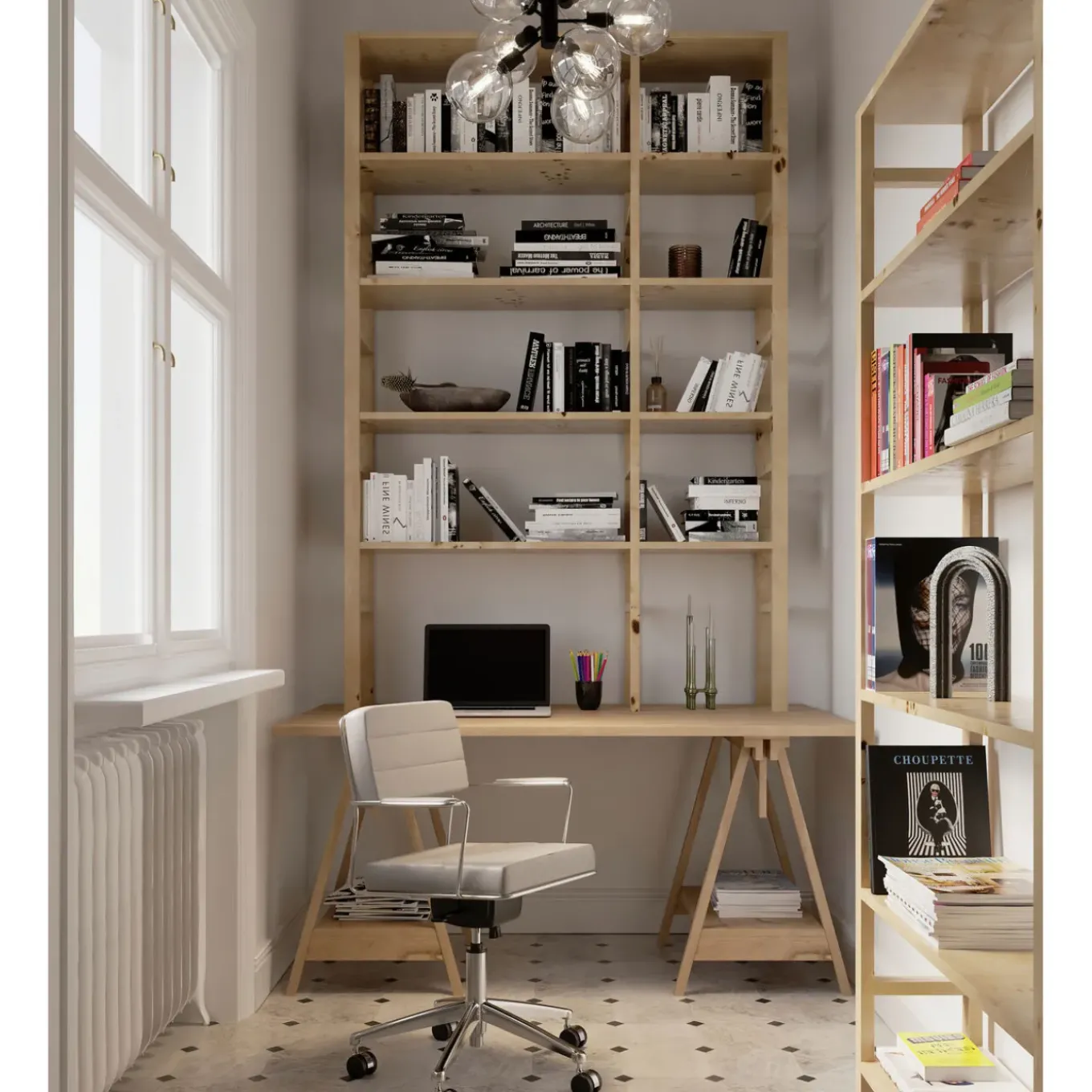 Chaise De Bureau Pivotante Dottore Gris
