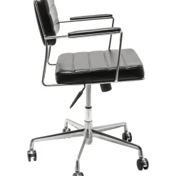 Chaise De Bureau Pivotante Dottore Noir