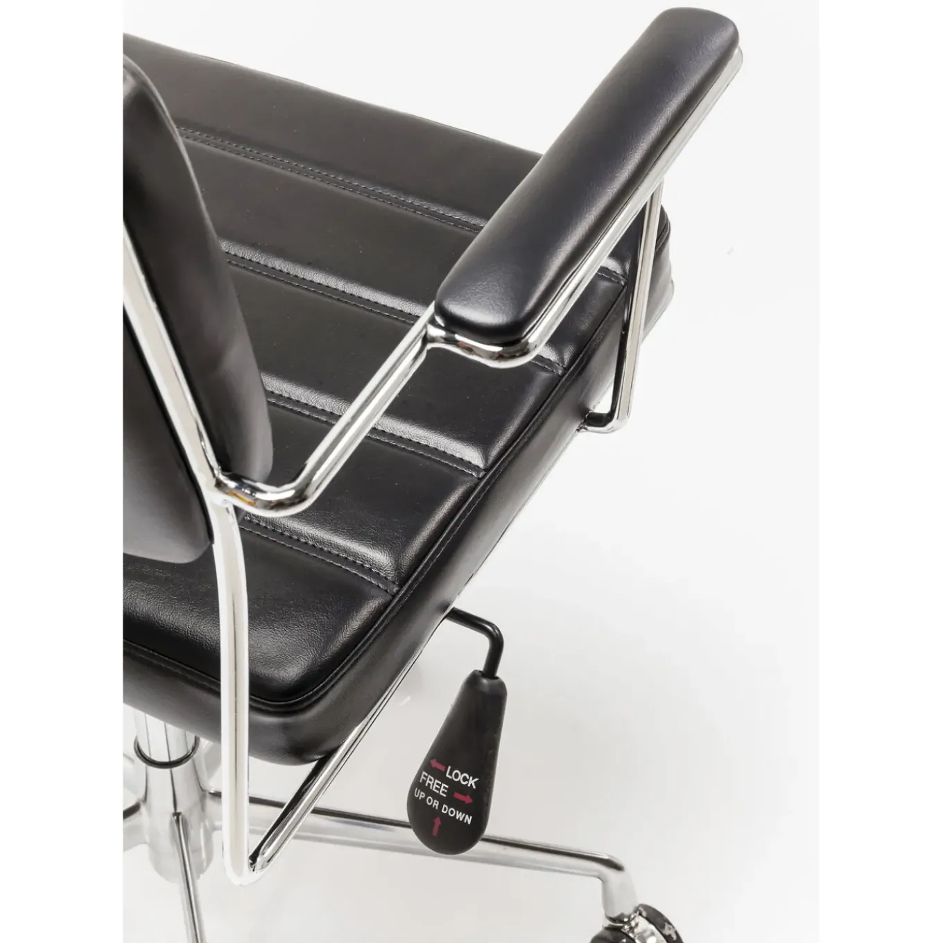 Chaise De Bureau Pivotante Dottore Noir
