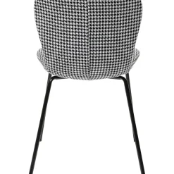 Chaise Gerda Noir Et Blanc (2/Set)