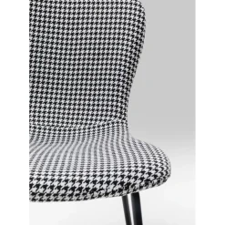 Chaise Gerda Noir Et Blanc (2/Set)