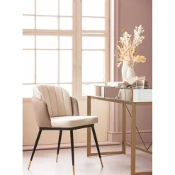 Chaise Hojas Beige