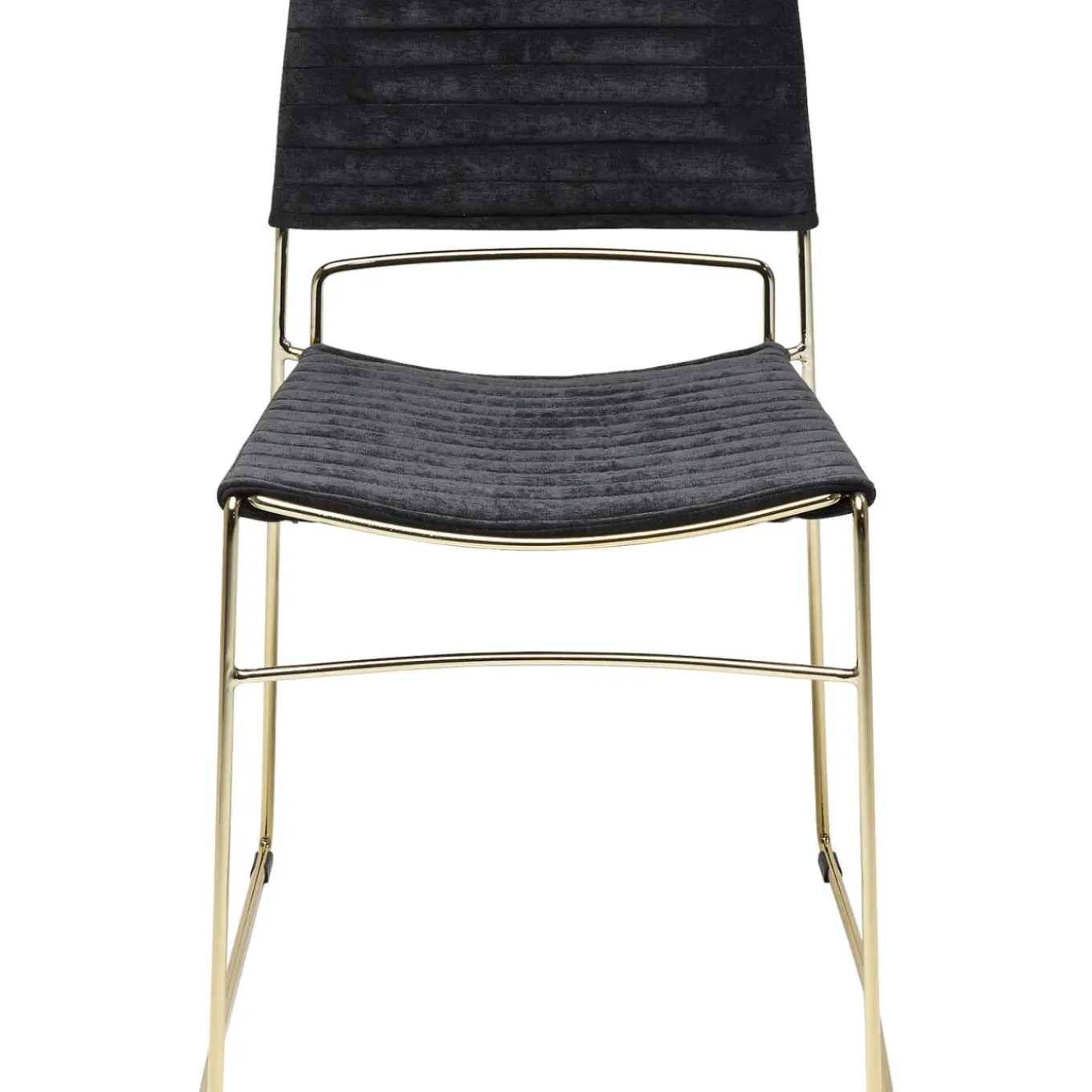 Chaise Hugo Noir/Dore