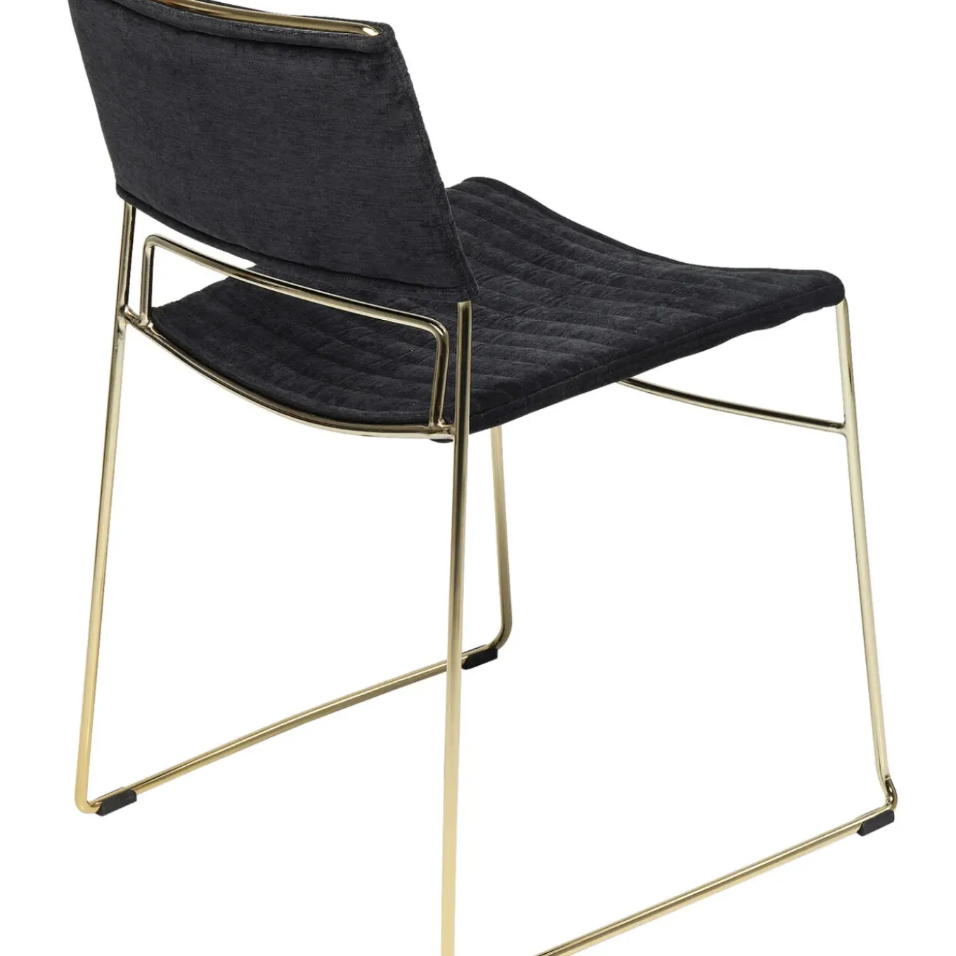 Chaise Hugo Noir/Dore