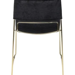 Chaise Hugo Noir/Dore