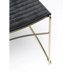 Chaise Hugo Noir/Dore