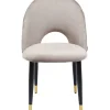Chaise Iris Velours Beige