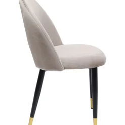 Chaise Iris Velours Beige