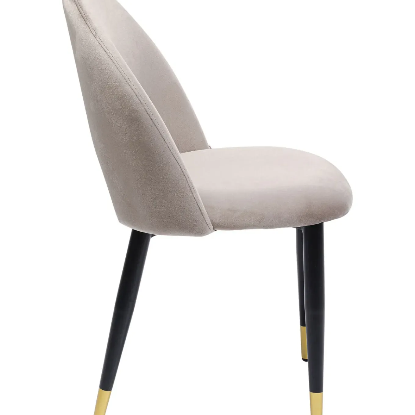 Chaise Iris Velours Beige