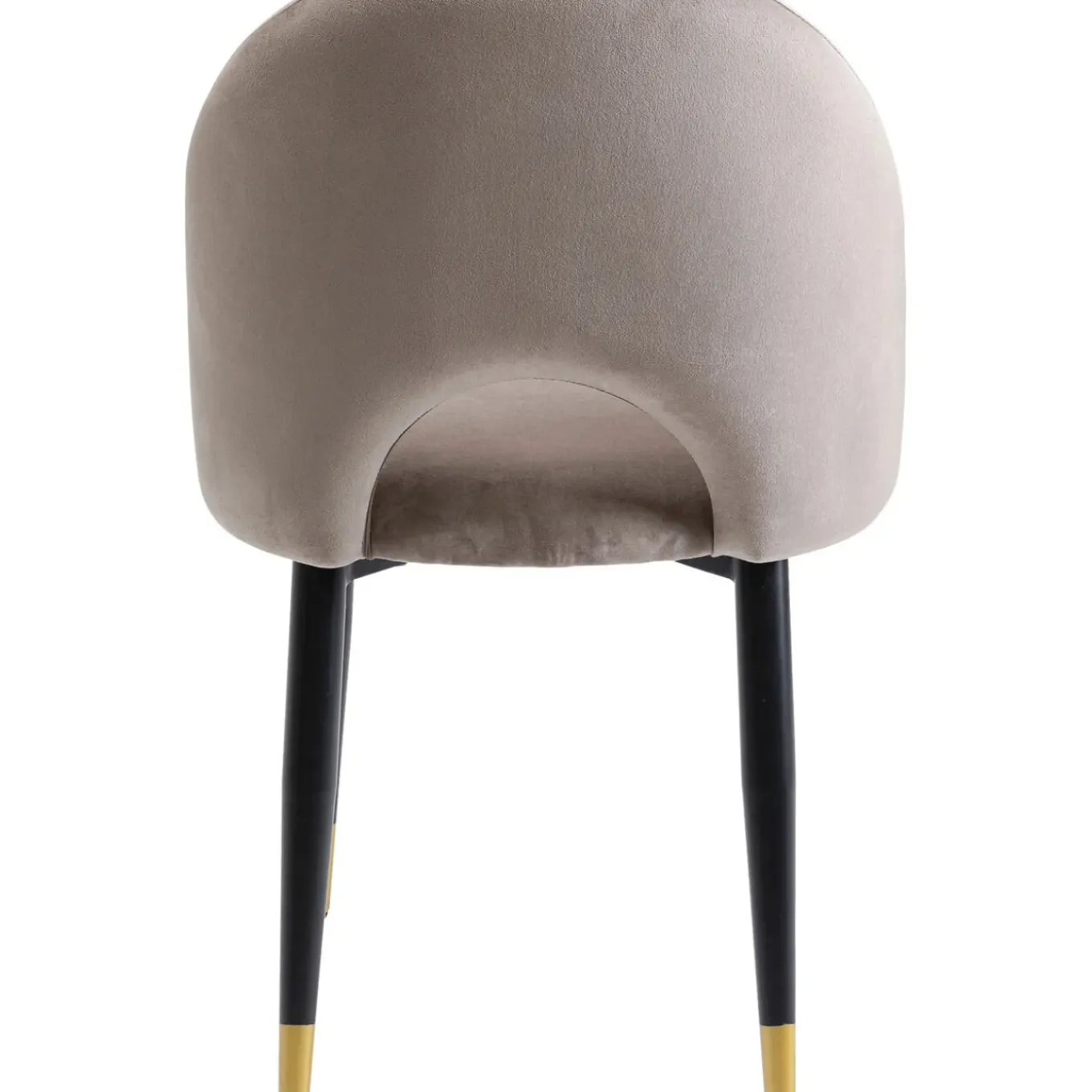 Chaise Iris Velours Taupe (2/Set)