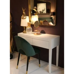Chaise Iris Velours Vert