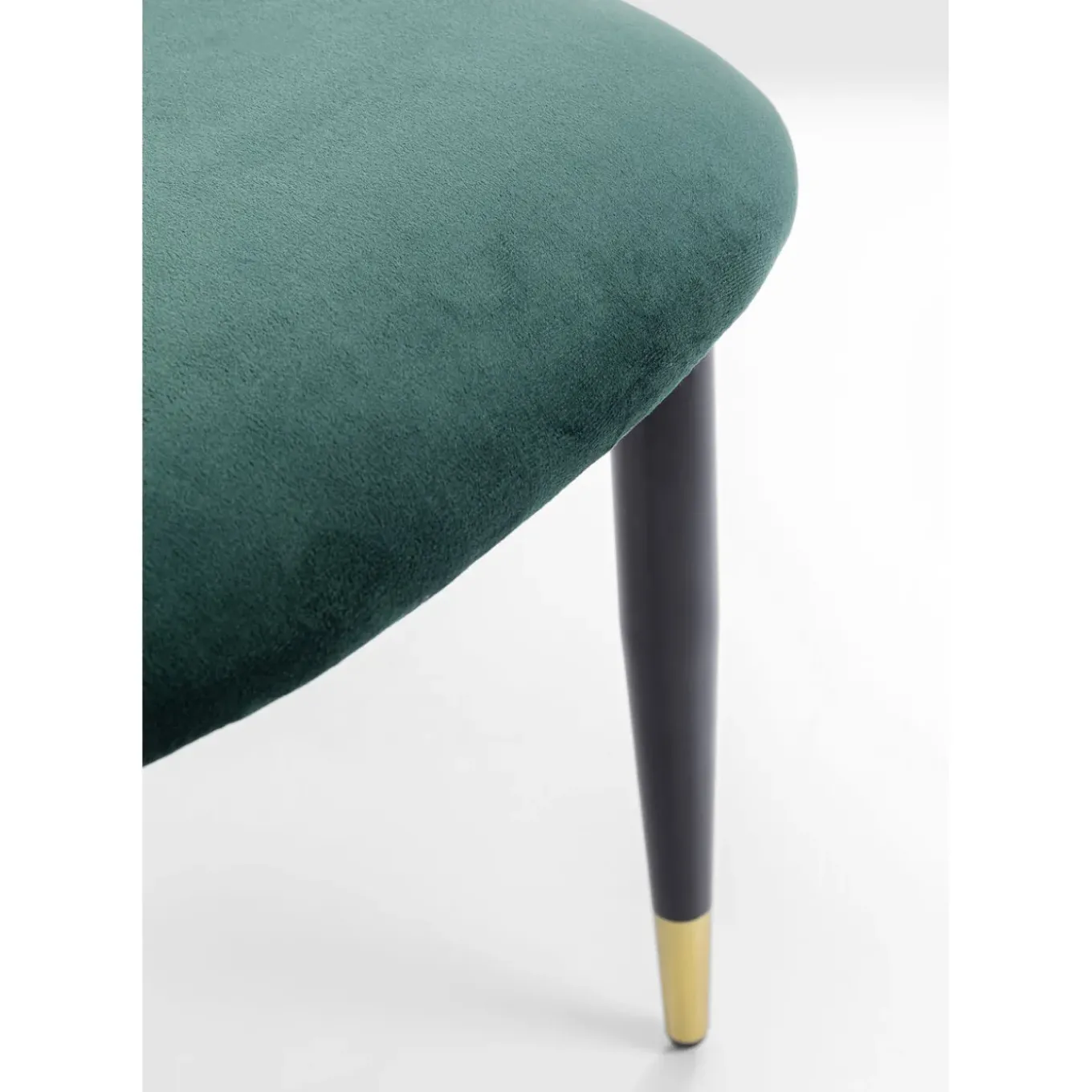 Chaise Iris Velours Vert