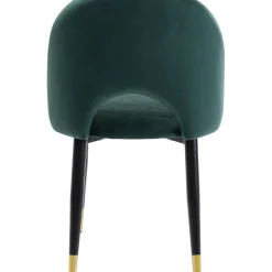 Chaise Iris Velours Vert