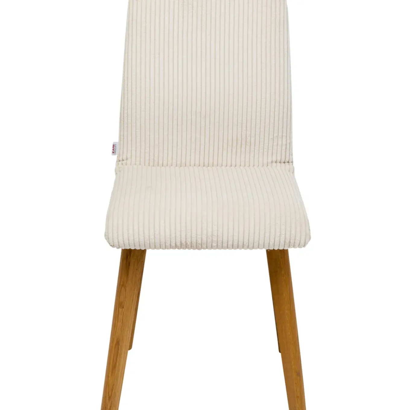 Chaise Lara Velours Cotele Creme