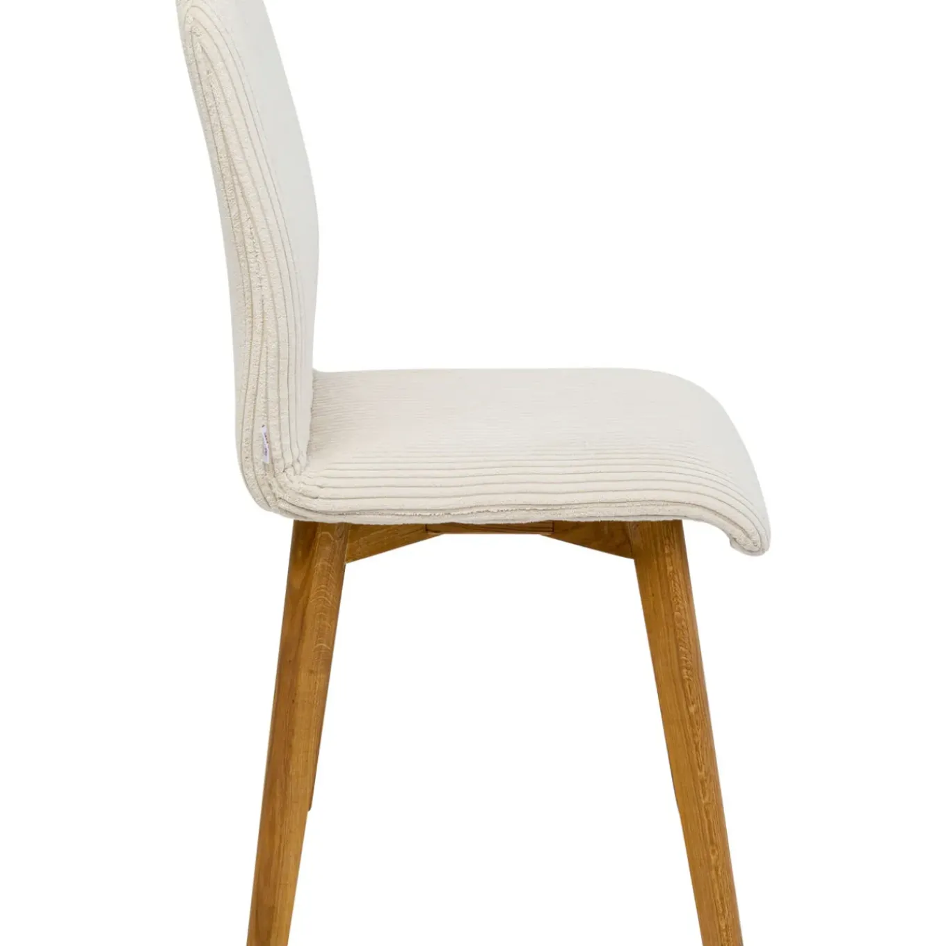 Chaise Lara Velours Cotele Creme