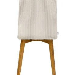 Chaise Lara Velours Cotele Creme
