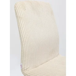 Chaise Lara Velours Cotele Creme