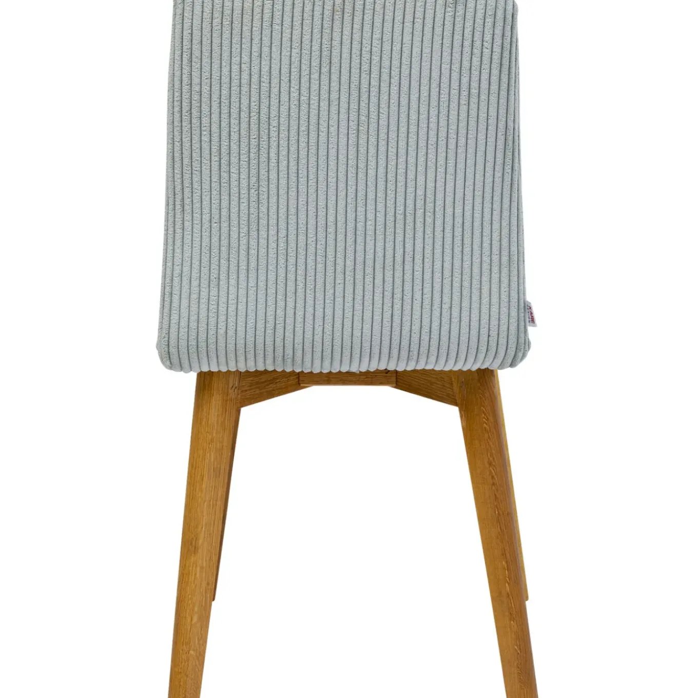 Chaise Lara Velours Cotele Bleu