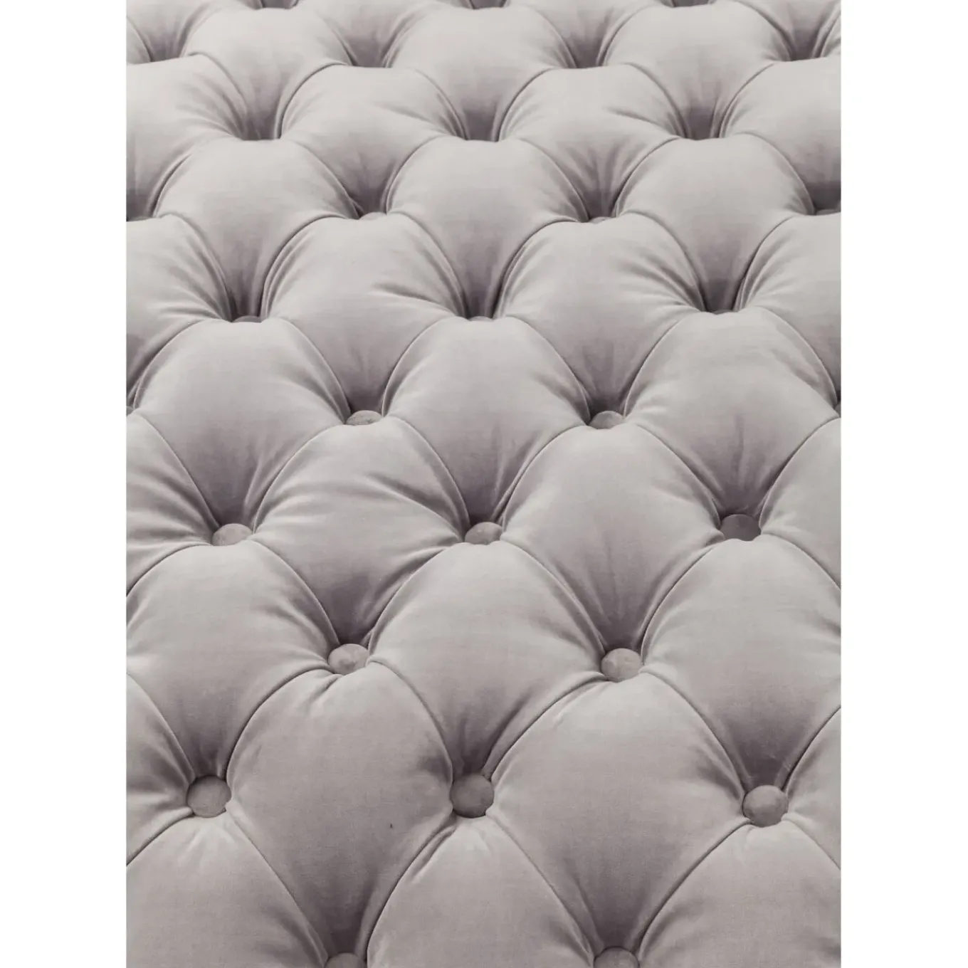 Chaise Longue Desire Velours Argente