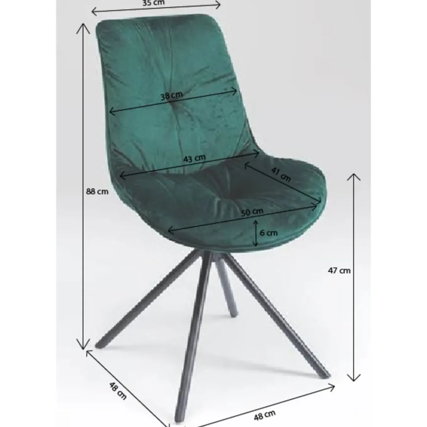 Chaise Mila Vert