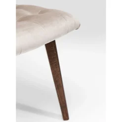 Chaise Moritz Velours Gris