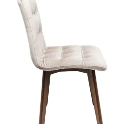 Chaise Moritz Velours Gris