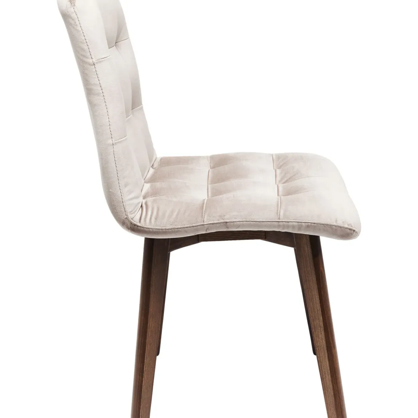 Chaise Moritz Velours Gris