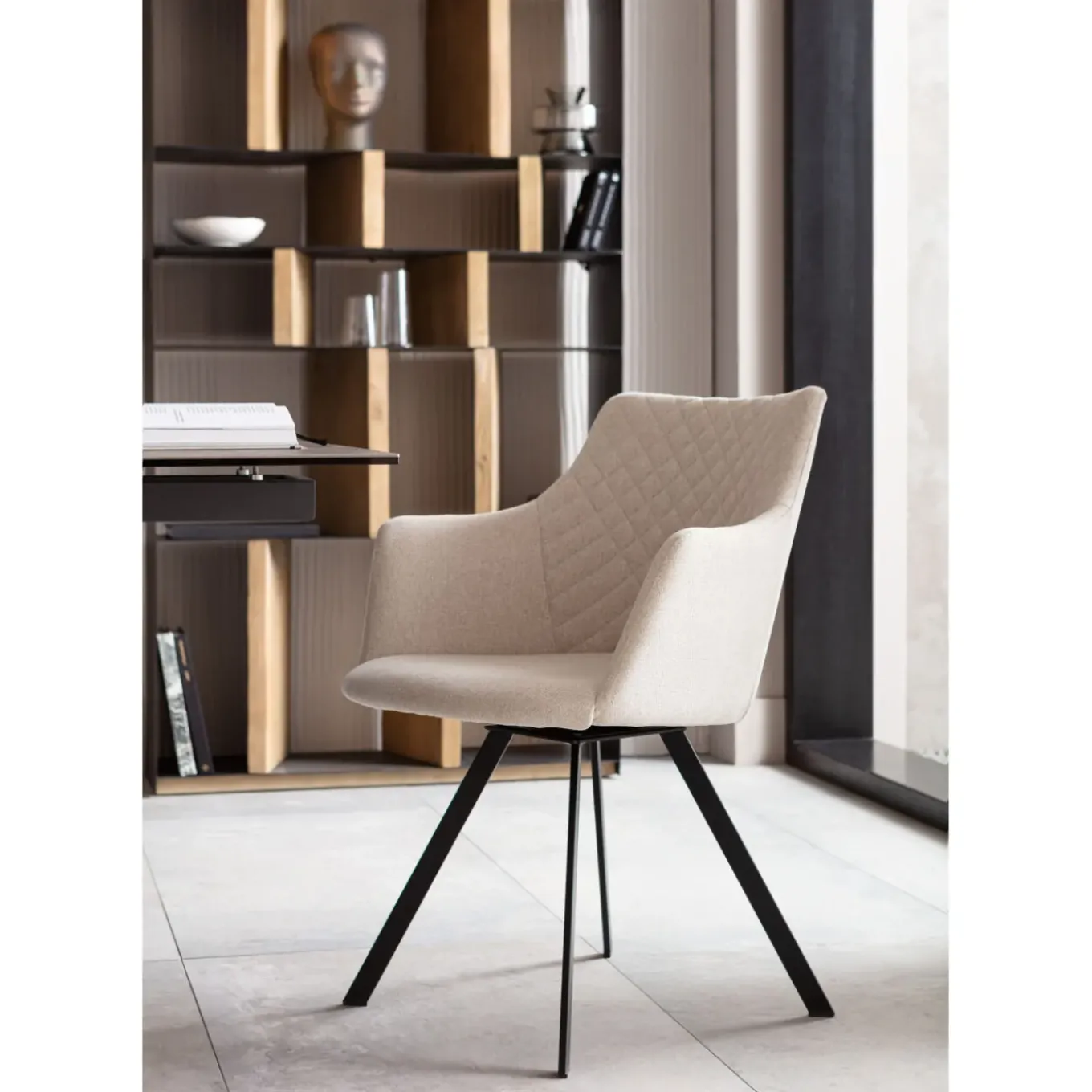 Chaise Pivotante Coco Creme
