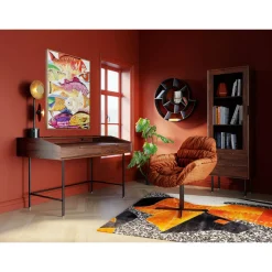 Chaise Pivotante Colmar Rouge