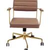 Chaise Pivotante De Bureau Dottore Marron
