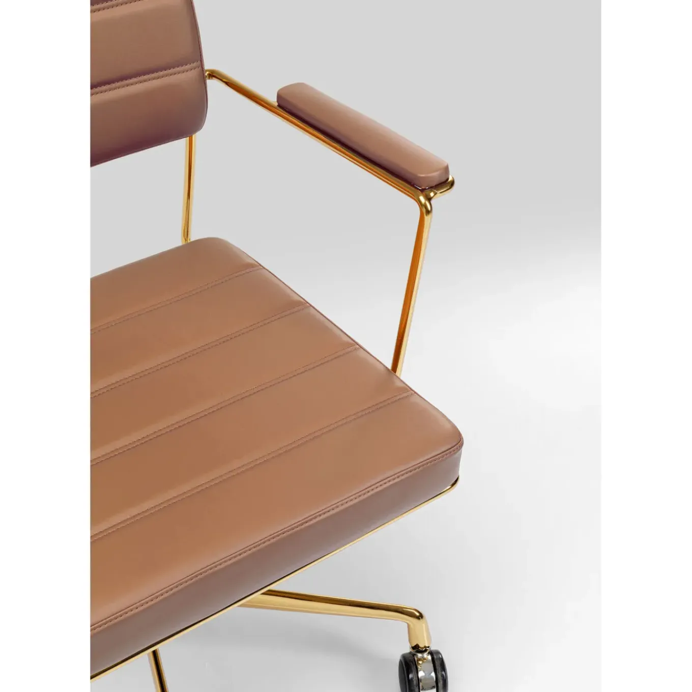 Chaise Pivotante De Bureau Dottore Marron