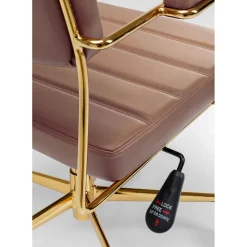 Chaise Pivotante De Bureau Dottore Marron
