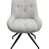 Chaise Pivotante Loris Gris Marron